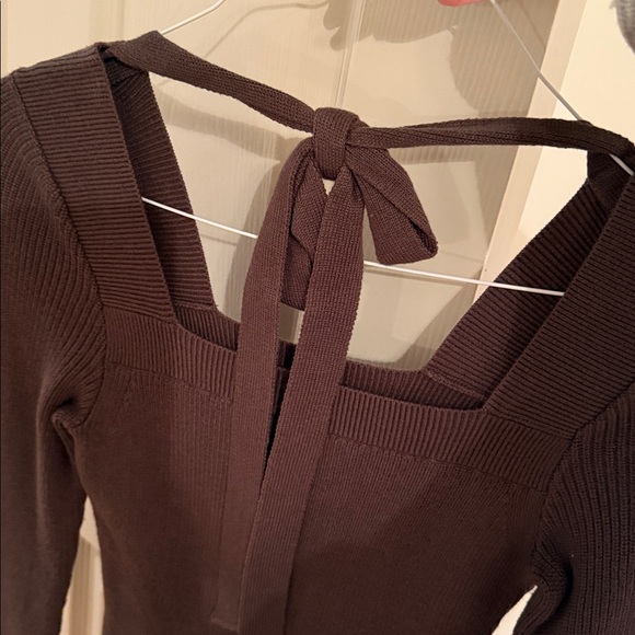 Abercrombie & Fitch Chocolate Long Sleeve Bodysuit - Picture 3 of 6